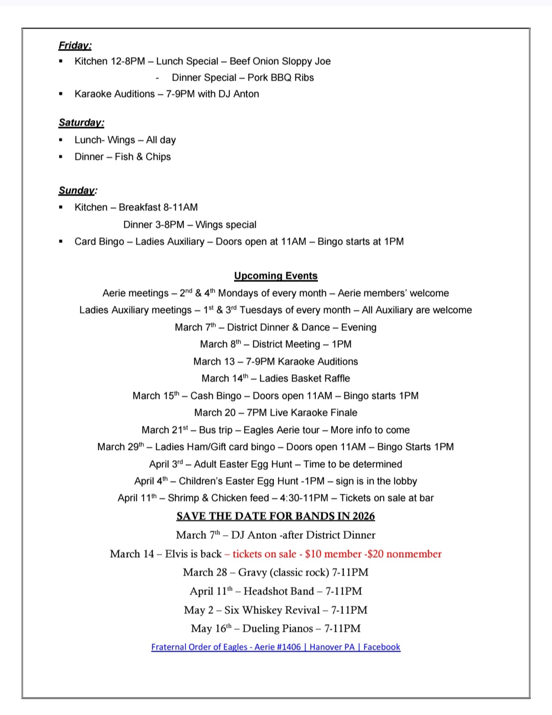 eagles newsletter 022426