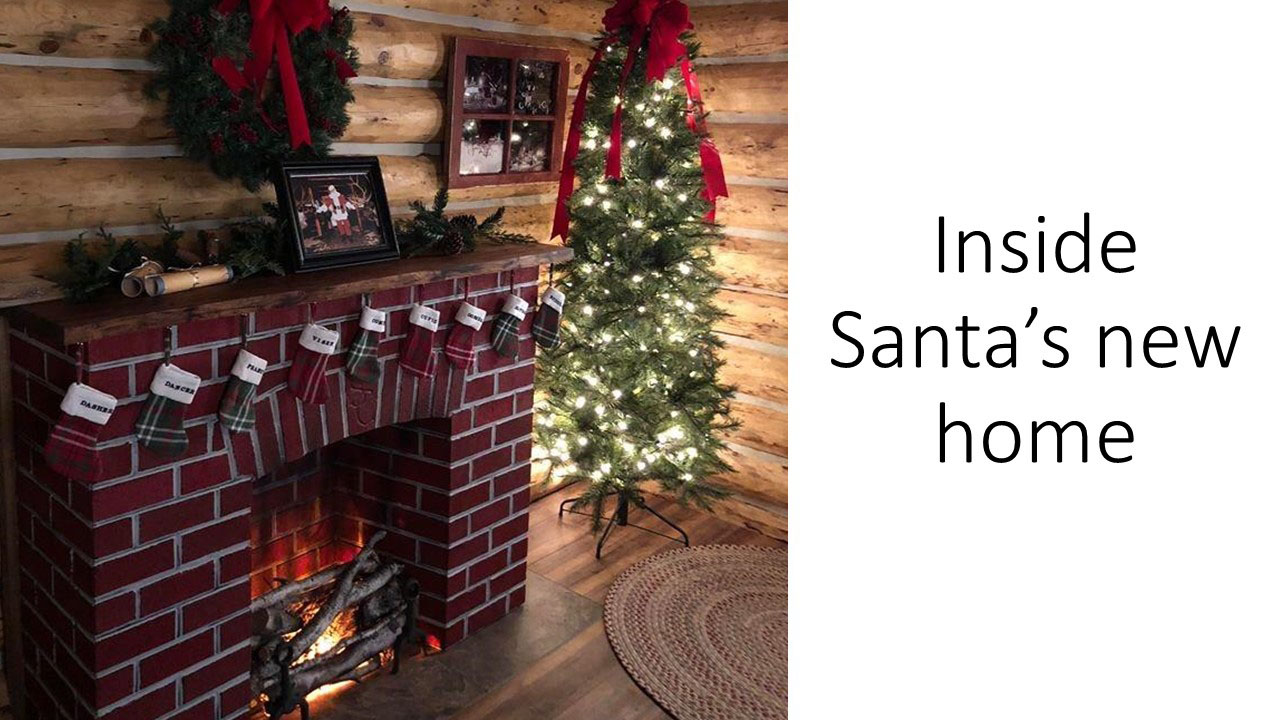 Santa's Cabin photo tour. Slide 3